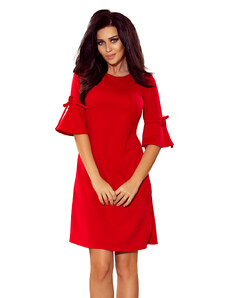 Numoco trapeze dress with flared sleeves