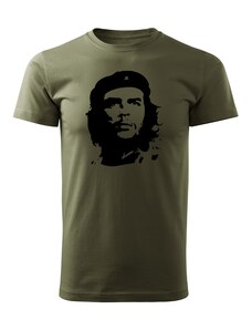 DRAGOWA krátke tričko Che Guevara, olivová 160g/m2