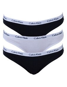 3PACK women's thongs Calvin Klein multicolor