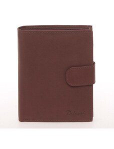 Módna pánska kožená hnedá peňaženka - Delami Chappel hnedá
