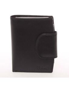 Pánska elegantná kožená čierna peňaženka - Delami Rodel čierna