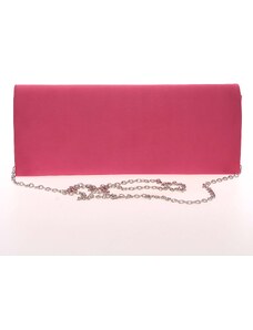 Decentná saténová listová kabelka fuchsiová - Delami P355 ružová