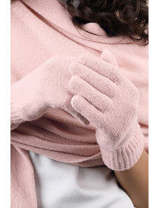 Kamea Ružové dámske rukavice na zimu 01, Farba ružová