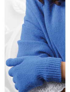 Kamea Nebesky modré dámske rukavice na zimu 01, Farba nebesky modrá
