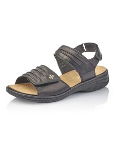 Dámske sandále RIEKER 64560-01 čierna S4