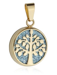 BM Jewellery Dámsky prívesok strom života zlatý COLOR S620055
