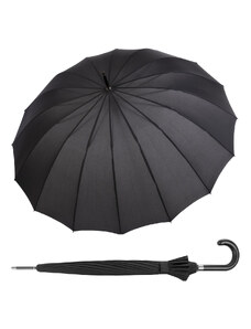 Doppler Liverpool AC čierny - pánsky palicový vystreľovací dáždnik