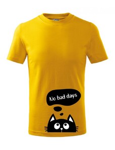Povidlo.cz Dětské tričko - CAT - No bad days