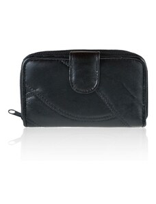 Bando Leather Peňaženka Sisi II kožená - čierna čierna