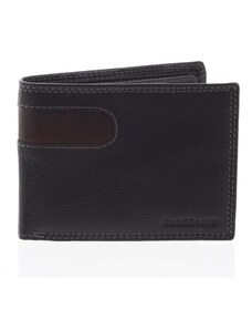 Pánska kožená peňaženka tenká čierna - SendiDesign Elohi čierna