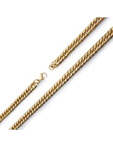 BM Jewellery Pánsky zlatý reťaz 0,75 cm z chirurgickej ocele S695130