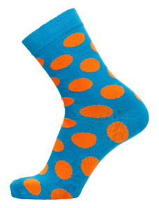 Ponožky COLLM STYLE SOCKS - modré s bodkami