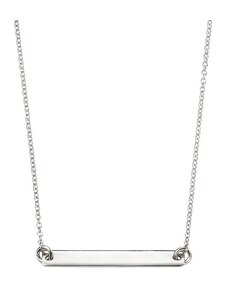 Basics Strieborný náhrdelník (52 + 5cm)