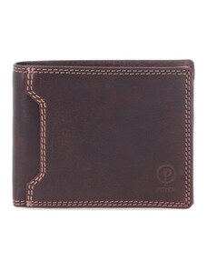 Pánska kožená peňaženka Poyem hnedá 5208 Poyem H