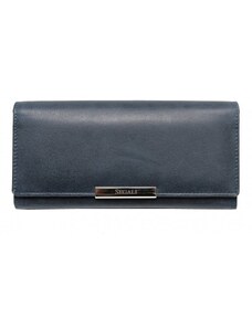 SEGALI Dámska kožená peňaženka SG-27066 indigo