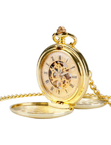 Amparo Miranda Vreckové hodinky Antique Golden P2014