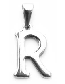 BM Jewellery Prívesok písmeno R z chirurgickej ocele S746015