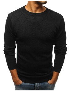 DS Pánsky sveter čierny 2570_3 Čierna XL