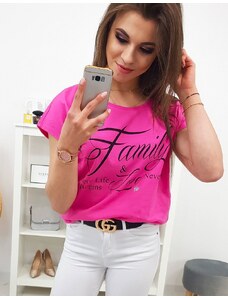 DS Dámské tričko ružové 12617_3 Ružový XL