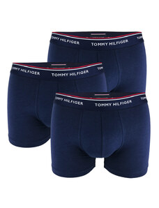 TOMMY HILFIGER - 3PACK Premium essentials tmavomodré boxerky