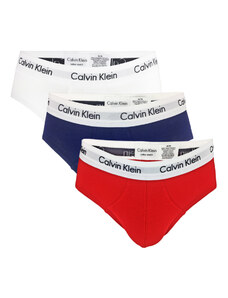 CALVIN KLEIN - 3PACK Cotton stretch tricolor slipy