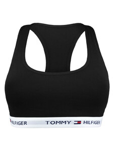 TOMMY HILFIGER - Iconic cotton čierna braletka