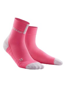 CEP Krátké ponožky 3.0 dámské růžová rose / světle šedá