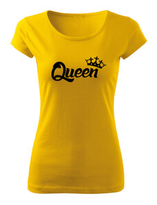 DRAGOWA dámske tričko queen, žltá 150g/m2