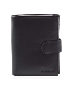 Pánska kožená peňaženka čierna - Delami Delvanio čierna
