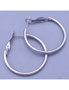 Pfleger Náušnice kruhy z chirurgickej ocele výber veľkosti 30mm, 40mm