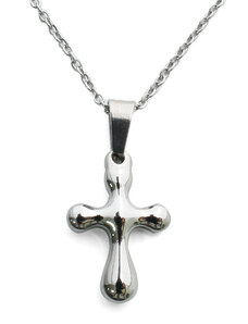 BM Jewellery Dámsky náhrdelník krížik z chirurgickej ocele S790080