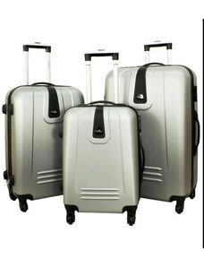 Sada cestovných kufrov RGL 910 - strieborná