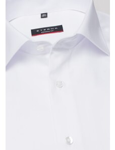 ETERNA Modern Fit biela nie presvitajúca košeľa Rypsový keper - Skrátený rukáv 59 cm
