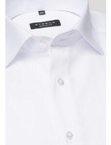 ETERNA Comfort Fit biela nie presvitajúca košeľa Non Iron - Skrátený rukáv 59 cm