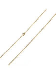 BM Jewellery Retiazka CLASSIC gold 0,12 x 50 cm z chirurgickej ocele S822040