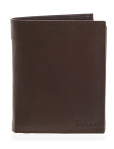 Pánska kožená hnedá peňaženka - Delami 8229 hnedá