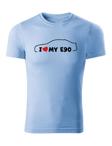 T-ričko I love my e90 pánske tričko