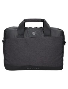 Pánska taška na notebook Bugatti Lopes - čierno-šedá