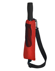 Golf Trekking Fiber Doppler - skladací dáždnik červená