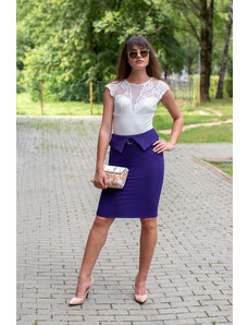 Dámska puzdrová sukňa RINASCIMENTO - farba fialová