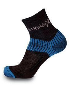 APASOX-SHERPAX SHERPAX MISTI black-blue športové termo ponožky