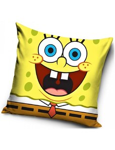 Carbotex Vankúš vysmiaty SpongeBob - 40 x 40 cm