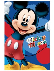Setino Detská fleecová / flísová deka Mickey Mouse - Disney - 100 x 140 cm