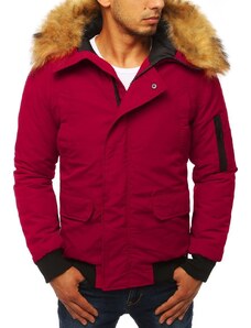 BASIC Pánska červená zimná bunda tx2872