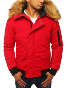 Dstreet Červená pánska zimná bunda (tx2875)