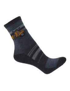 AURA.VIA Tmavo-modré ponožky MOTO
