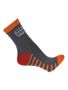 AURA.VIA Sivo-oranžové ponožky SKATY