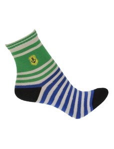 AURA.VIA Modro-zelené ponožky ANCHY