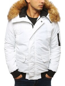 BASIC Pánska zimná bunda - biela tx2969