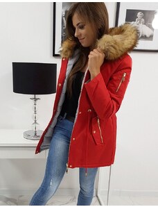 DS Zimná obojstranná bunda červená 17149_3 Červená XL